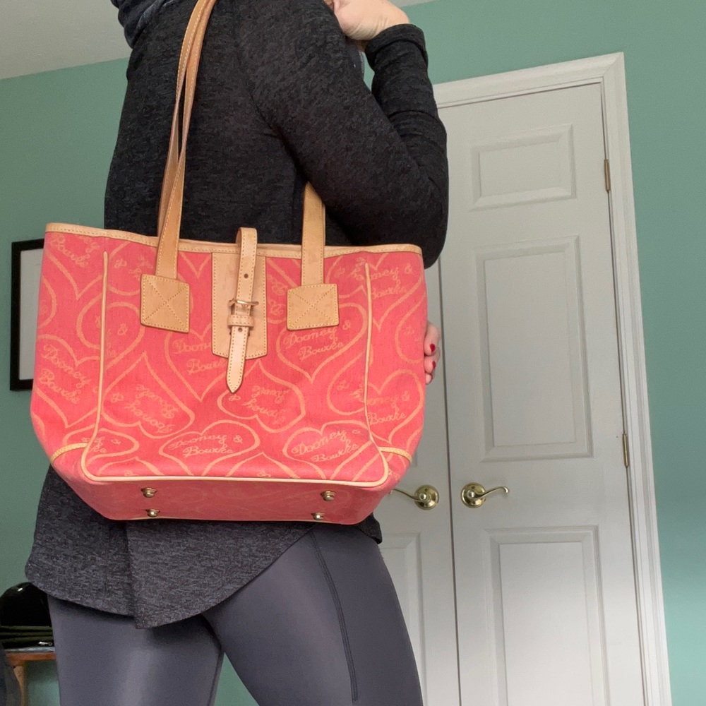 Classic Dooney & Bourke Heart Logo Tote